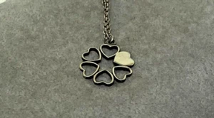 Tiffany & Co. Sterling Paloma Picasso Crown of Hearts Pendant Necklace - Picture 1 of 11