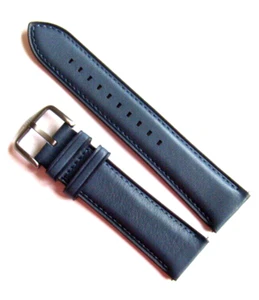 Fossil Original Replacement Leather Strap FS5574 Watch Band Blue 22 mm - Picture 1 of 4