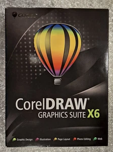 Corel Draw Graphics Suite X6 Retail Edition - Complete Very Good Condition - Picture 1 of 13