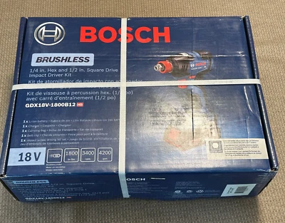 Bosch GDX18V-1800B12 18V Brushless Freak Two-In-One Socket / Impact Driver - Image 1 of 4