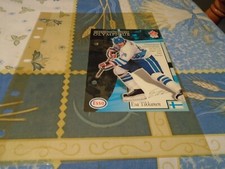 1997-98 Esso Olympic Hockey Heroes French # 49 ESA TIKKANEN  FINLAND TEAM