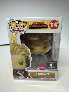Funko Pop! My Hero Academia Hawks #1147 (Flocked) (Chalice Exc) Vinyl Figure - Picture 1 of 6
