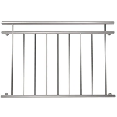 Fenster Geländer Gitter Edelstahl 90x128CM Balkon V2A Französischer Balkon NEU - Bild 1 von 4
