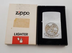 Vintage 1982 Zippo Lighter Patron 65 Us Navy Patrol Squadron - Picture 1 of 5