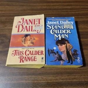 Janet Dailey Calder Man and This Calder Range Lot Of 2 Paperback Books - Picture 1 of 14