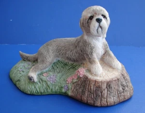 Vintage 1985 Charmstone Dandie Dintmont Terrier Dog Design by Earl Sherwan Rare! - Picture 1 of 11