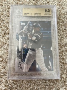 LUIS ROBERT ROOKIE BECKETT 9.5 GEM TOPPS 2020 CHICAGO WHITE SOX BASEBALL CARD