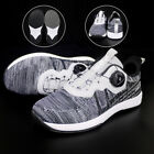Unisex Right Hand Non-slip Bowling Shoes Women Men Quick Lacing Sneakers Indoor