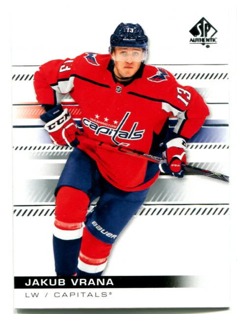 2019-20 SP Authentic Jakub Vrana Card #29 Washington Capitals - Image 1 of 1
