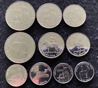 Eritrea 5 Coins Set 1, 5, 10, 25, 100 Cents Unc World Coins