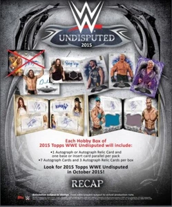 BONUS John Cena auto ~ 2015 Topps WWE undisputed factory sealed case ~ 8 boxes - Picture 1 of 23