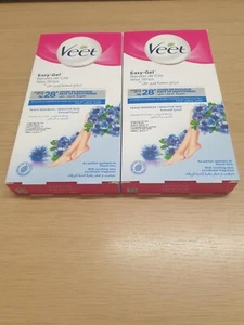 Veet Wax Strips Easy Gel - für empfindliche Haut 28 Streifen x 2 NUR £8,99 PORTOFREI - Bild 1 von 12