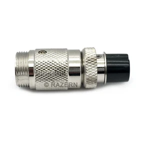 NUEVO Workman 4 Pines Cobra Indiden Micrófono a 4 Pines Adaptador para Midland CB Radio - Imagen 1 de 5
