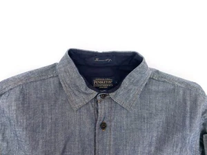 Pendleton Denim Wool Shirt Large - Picture 1 of 5