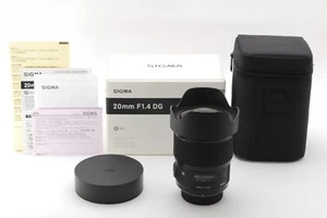 Duty not Incl [Almost Mint in Box] Sigma Art 20mm f/1.4 DG HSM for Nikon F Japan - Picture 1 of 24