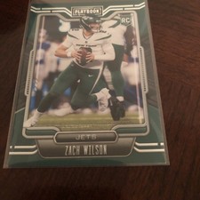 Zach Wilson 2021 Panini Playbook RC Rookie Card #102 NY Jets