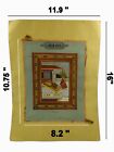 Ancien imprimé décoratif vintage famille royale Bhairava Rage à collectionner. i53-63 US
