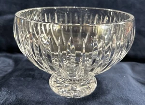 Waterford Marquis Crystal Clear Glass Sheridan 7 1/2”X 5 1/2” Bowl - Picture 1 of 12