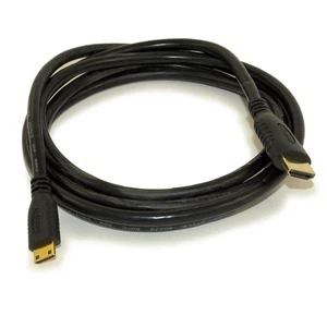 6ft HIGH-SPEED Mini-HDMI to HDMI 30 AWG Cable - Picture 1 of 3