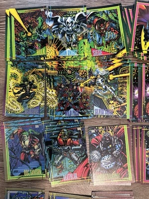 Juego completo de cartas base Skybox Marvel Universe 1993 1-180 casi nuevo/MT SIN PRECIO BASE Foto 1 de 4