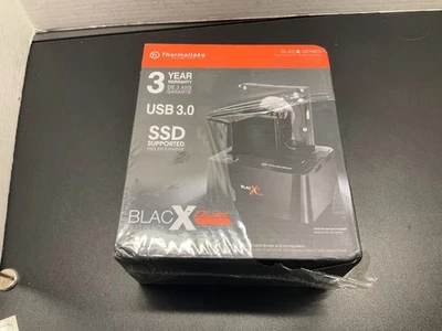 Thermaltake BlacX Duet SATA 2.5”/3.5” USB 3.0 HDD/SSD Estación de Acoplamiento Foto 1 de 4