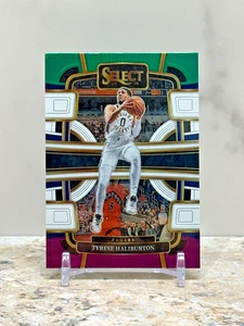 2023-24 Panini Select Tyrese Haliburton Green Purple Prizm #29 | Indiana Pacers - Picture 1 of 6