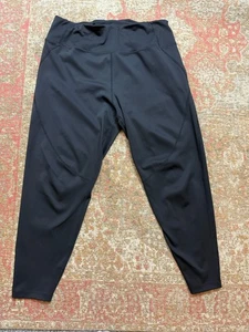 ASOS 4505 Uk 16 Black Workout Leggings High Waisted W28 L22 - Picture 1 of 11