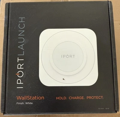 iPort Launch WallStation Wireless iPad Charging Dock 70142  - White - Image 1 of 4
