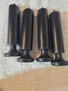 Sleep Number FlexFit Adjustable Base Bed Legs Black Set of 4 Sliders - Picture 1 of 4