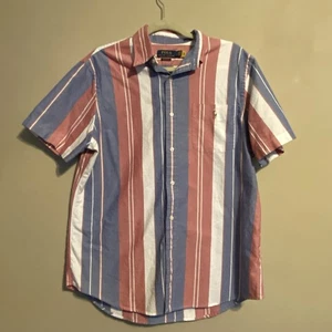 Polo Ralph Lauren Short Sleeve Oxford Button Up Shirt Classic Fit Size Large - Picture 1 of 13