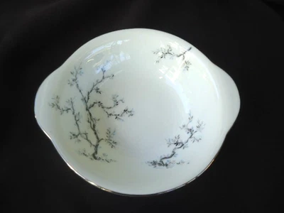 vintage noritake 1386 rc 217  blue silver lavender leaves cereal bowl - image 1 of 4