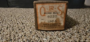 Rollo de piano QRS 8220 Linda interpretado por J Lawrence Cook  - Imagen 1 de 3