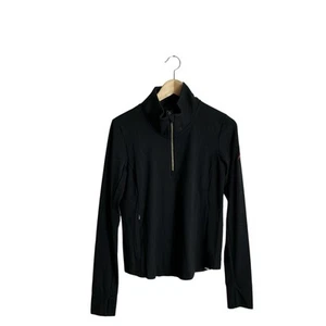 Rhone Small Women Black Course to Court 1/4 Zip Midweight Pullover Golf Tennis - Bild 1 von 10