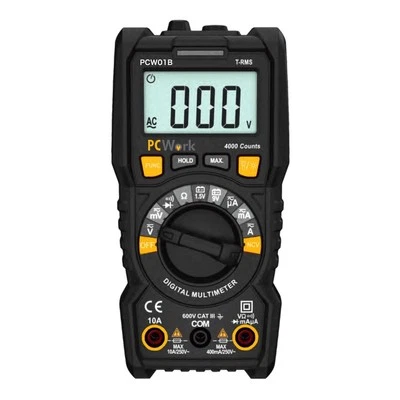 PCWork, PCW01B, Digitales True RMS Multimeter, Strommessgerät, Amperemeter - Bild 1 von 4