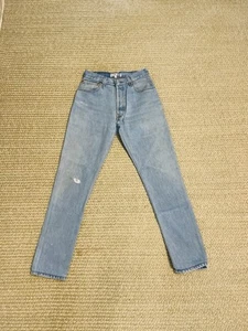 Re/Done Levi Womens 26 Inseam 29" High Rise Jeans Light Wash Skinny - Picture 1 of 4