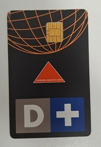 Scheda Smart Card Originale D+  TV Sat Decoder SAT - Vintage - Foto 1 di 2