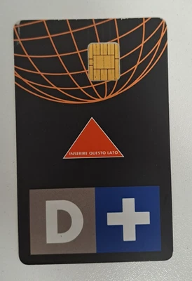 Scheda Smart Card Originale D+  TV Sat Decoder SAT - Vintage - Immagine 1 di 2