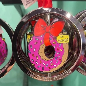 Universal Studios Los Simpson Donut to Home Spinner adorno de metal - Imagen 1 de 2