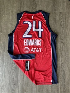 Aaliyah Edwards Washington Mystics Autograph Signed Jersey! Psa Coa  - Picture 1 of 3