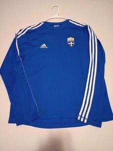 GREECE 2004 Olympics National Long Sleeve Shirt Jersey Soccer Vintage Adidas - Picture 1 of 16