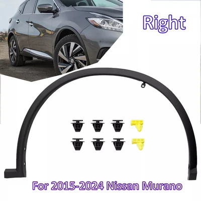 Para Nissan Murano 2015-2024 Guardabarros delantero derecho moldura rueda acampanada Foto 1 de 4