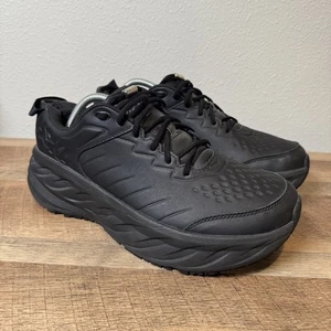 Hoka One One Bondi SR Mens 11 Shoes Black 1110520 Walking Work *No Insoles - Picture 1 of 12