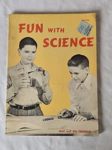 Fun with Science 1962 Vtg Paperback Book Illustrated Children's Experiments  - Picture 1 of 4
