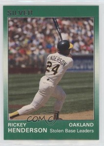 1991 Star Silver /2000 Rickey Henderson #90 HOF
