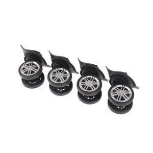 2Pair Universal Replacement Wheels Trolley Case Luggage Wheel Repair Travel Suit - Picture 1 of 7