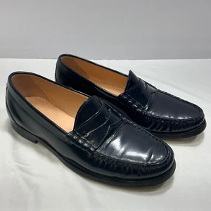 J. Crew Leather Penny Loafers Classic Slip On Shoes Women's Size 7.5 - Picture 1 of 11