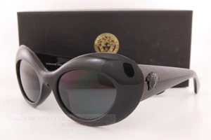 Brand New VERSACE Sunglasses VE 4456U GB1/87 Black/Dark Gray For Women - Picture 1 of 6