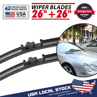 Limpiaparabrisas delantero genuino 26"+26" para Mercedes-Benz SL550 2007-2011 Foto 1 de 4