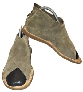 Born Iwa Green Suede Leather Open-toe Sandal U.S. Size 7M BR0018429 CQF20 - Picture 1 of 12