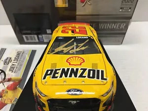 JOEY LOGANO AUTOGRAPHED DIECAST 2022 #22 SHELL PENNZOIL COLISEUM WIN 1/24 - Picture 1 of 11